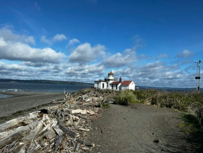lighthouse at Discovery Park in Seattle